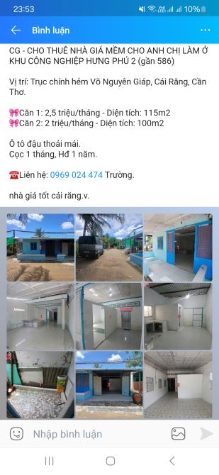 Nhà giá mềm gần khu dân cư 586 - 1