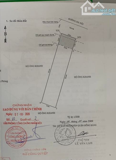 Ms Linh-Siêu đẹp 2 lô liền nhau 200m2 mặt đường 5 cũ Hùng Vương, Hồng Bàng - 2