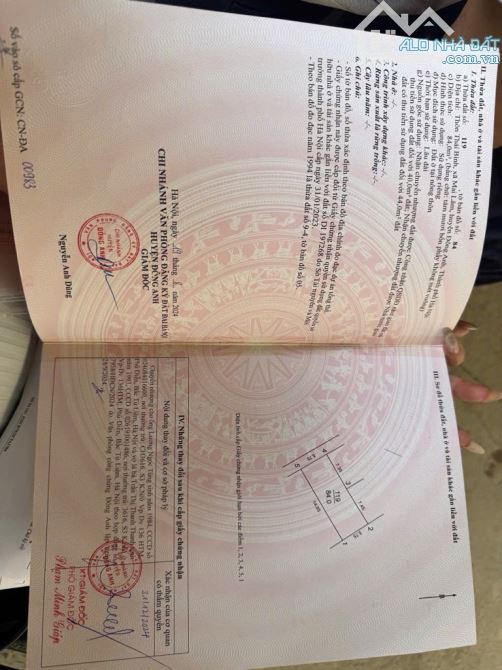 Bán đất Mai Lâm (trong đê), diện tích rộng 84m2, ngõ thông, cách 1 nhà ra bãi để oto. - 2