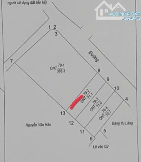 Bán đất Hưng Yên, cho nhà đầu tư nhỏ, 71m, đường ô tô tránh, 800tr thương lượng - 2