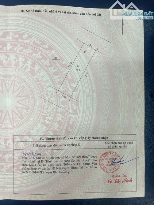 Yên Mỹ, Thanh Trì. DT: 63m, MT 4m, oto vào nhà, 2 mặt đường, giá 7.5 tỷ, gần Hồ - 2