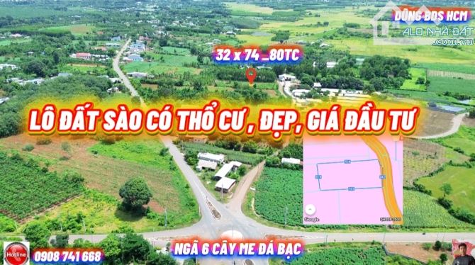 Lô đất đẹp giá đầu tư, 2435m² ngay ngã 6 cây me đá bạc - 2