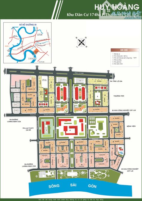 Bán đất mặt đường Tạ Hiện kdc Huy Hoàng P Thạnh Mỹ Lợi Quận 2 cũ (144 m²) 530 tr/m² - 3