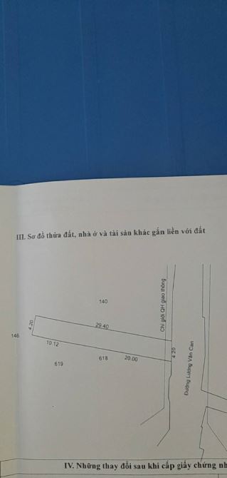 Bán Đất Mặt Tiền ( Cũ ) Đường Lương Văn Can 124.3M2 (4.2x29.4) - Giá: 9Tỷ ( có bớt ) - 3