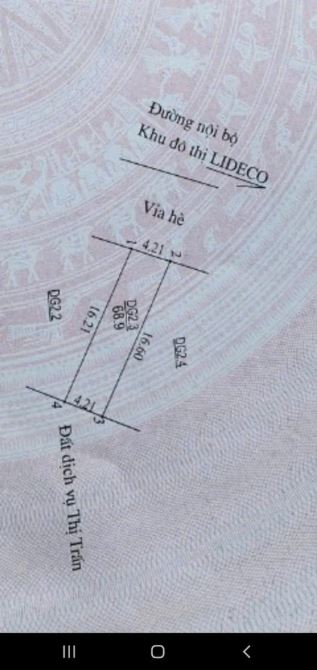 BÁN ĐẤT KHU ĐÔ THỊ LIDECO – HOÀI ĐỨC - HÀ NỘI - 68,9m2 - 3