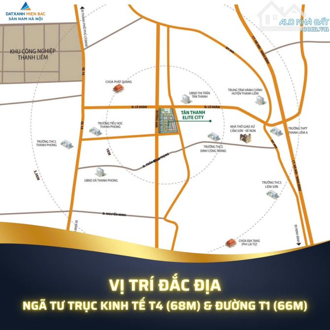 Bán đất dự án Tân Thanh Elite City giá chỉ 2x tr/m2 cạnh đg 68m. - 3