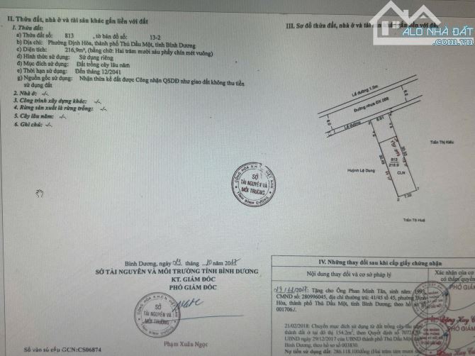 Đất mặt tiền Dx068 Định Hoà, 7x30(154tc) giá 3tỷ450 - 3