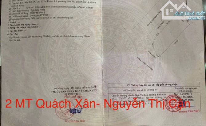 Bán đất 2 mặt tiền đường 7m5( Quách Xân- Nguyễn Thị Cận) Khu Đô Thị Phước Lý - 3