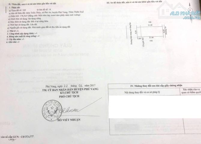 Cần bán đất KQH Triều Thuỷ, view thoáng giá rẻ nhất khu vực - 3