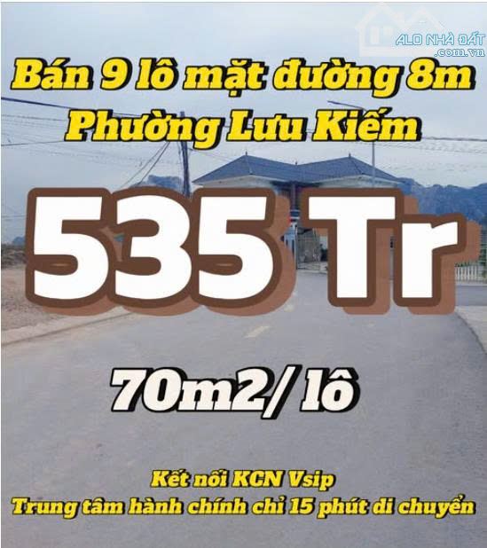 CHÀO BÁN 9 LÔ F0, HÀNG CHƯA QUA ĐẦU TƯ, MẶT ĐƯỜNG 8M TẠI P. LƯU KIẾM, TP.HẢI PHÒNG - 3
