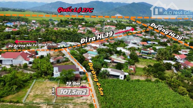 🆘 Bán 2 lô đất dân cắt bán xã Diên Lạc  Cách Tỉnh Lộ 2 vào 300m, Diên Khánh, Khánh Hòa - 3
