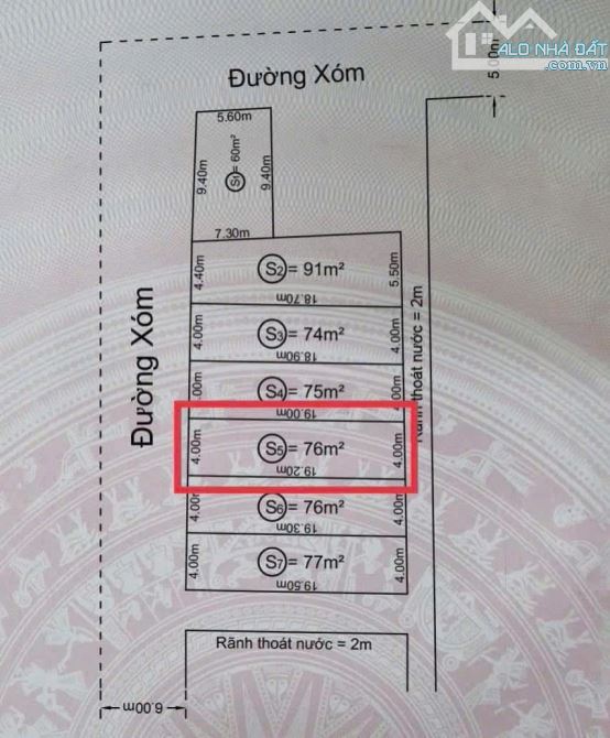 E có lô đất Phong Cầu, Đại Đồng, Kiến Thụy, Hải Phòng 76m. - 4