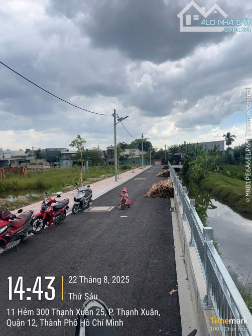 Đất Nền Full Thổ Cư 4x15 Bao Sang Tên( F0)  mặt tiền Thạnh Xuân Q12 Hỗ trợ 70% GÍA GỐC - 4