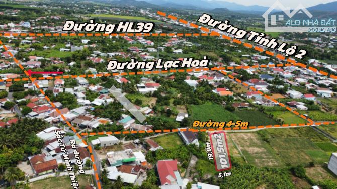 🆘 Bán 2 lô đất dân cắt bán xã Diên Lạc  Cách Tỉnh Lộ 2 vào 300m, Diên Khánh, Khánh Hòa - 4