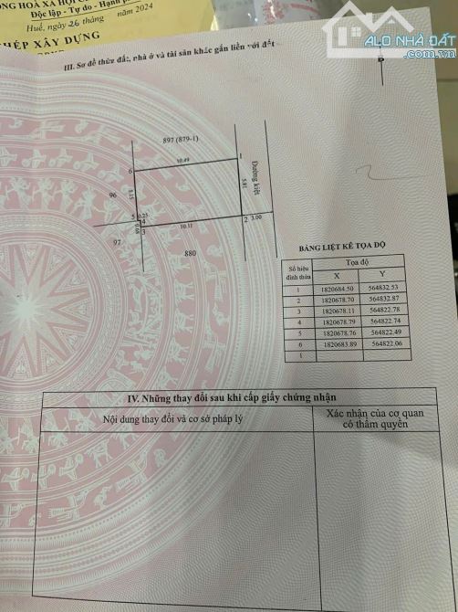 🏠Nhà 2 Tầng Kiệt Ô Tô Hoàng Quốc Việt - Phường An Cựu - TP Huế - Giá chỉ 3,370 Triệu - 5