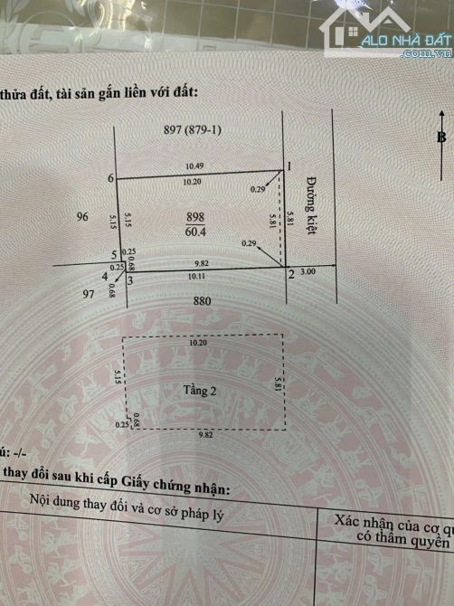 BÁN NHÀ 2 TẦNG HOÀNG QUỐC VIỆT - 7