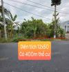 Bán đất mặt tiền Huỳnh Thị Nở 12x50 có 400m thổ cư giá 8 tỷ 800tr (thương lượng)