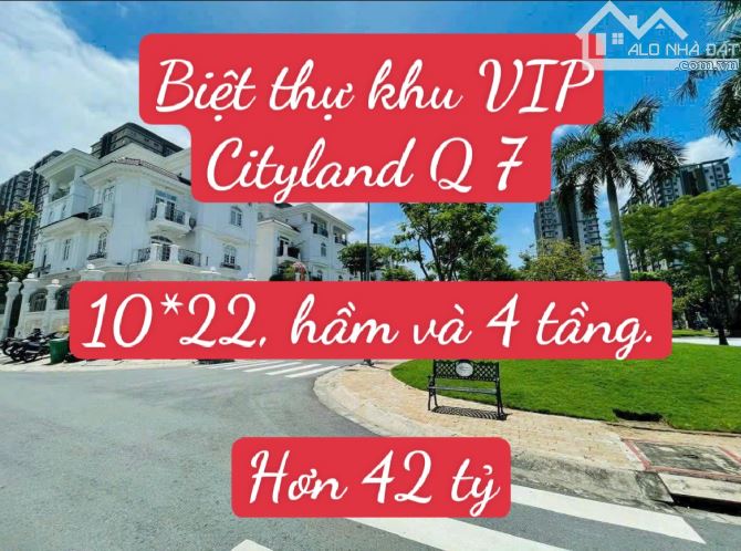 Biệt thự khu VIP Cityland Reverside quận 7. 10*22, hầm và 4 tầng. Chỉ hơn 42 tỷ. - 4