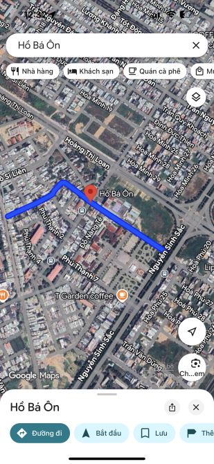🔥 2 mặt tiền đường 7m5 Hồ Bá Ôn , Hoà Minh  - Diện tích 144m2 ngang 7m6 -