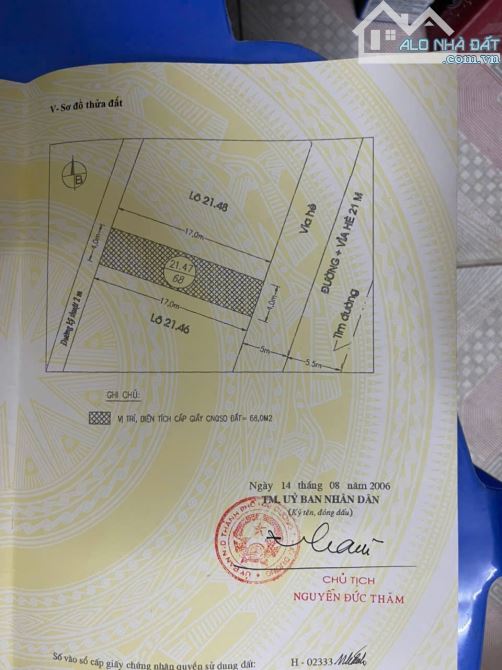 Chủ cần bán nhanh lô mặt phố Nguyễn Thị Định- Khu Đông Nam Cường - TP Tây Hải Phòng