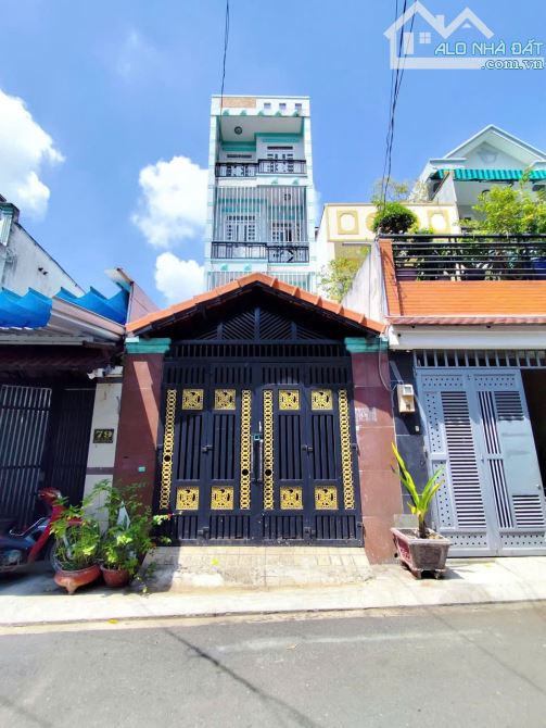 BÁN GẤP NHÀ MẶT TIỀN TRUNG MỸ TÂY – Q12  1 TRỆT 3 LẦU  CHỈ 7.5 TỶ