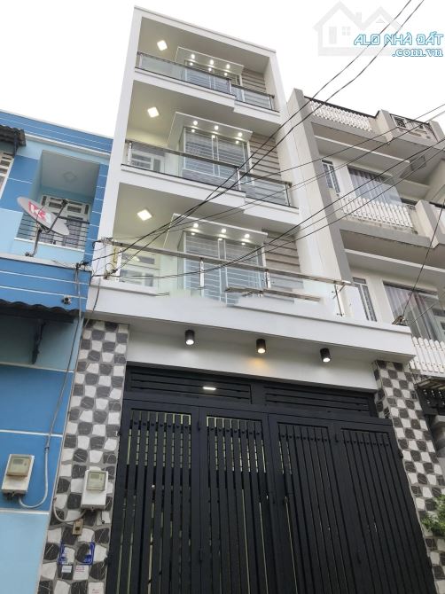 Gần Vincom Phan Văn Trị. Căn 58m² Đường số 14, Gò Vấp. Hẻm 4.5m, xây 1 trệt 3 lầu