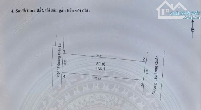 BÁN ĐẤT MẶT PHỐ LẠC LONG QUÂN 166M2 CHÀO BÁN 92 TỶ HOA HẬU MẶT PHỐ TÂY HỒ
