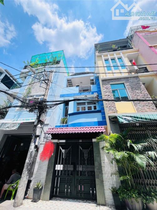 52m² NHÀ 4 TẦNG PHAN VĂN TRỊ-HẺM XE HƠI 6m-3PN- KHU CAO TẦNG-DÂN TRÍ CHỈ 9 TỶ