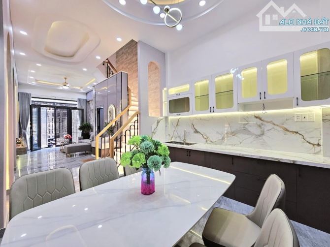 Bán nhà Gò Vấp 4 tầng 4 phòng ngủ hẻm xe hơi đường số 3 Phường 8 Thông Tây Hội - 10