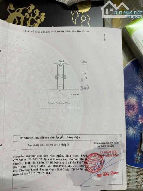 Bán nhà 2 tầng MT Lê Duy Lương- đường 7m5 lề 10m- Hoà Thọ Đông - Cẩm Lệ - Đà Nẵng. - 1