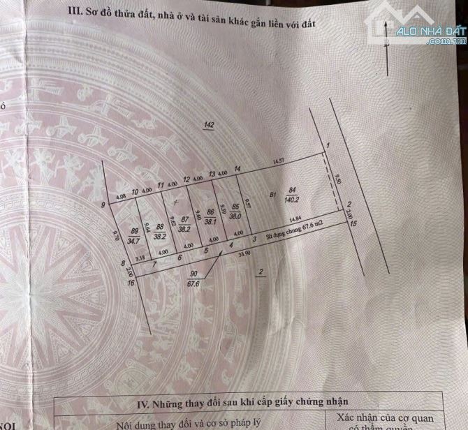 Bán đất đẹp Ngọc Thuỵ- 38m2-MT 4m- Ngõ ô tô- chẵn 3 tỷ - 1