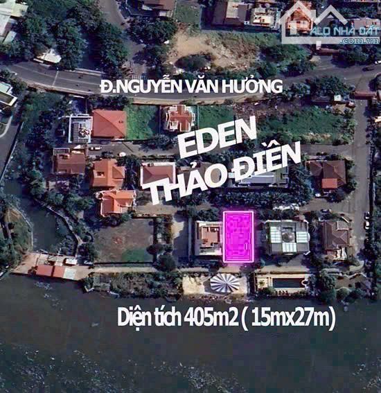 Khu EDEN - 117 Nguyễn Văn Hưởng, DT 15x27, công nhận 405m2, 135 tỷ - 1
