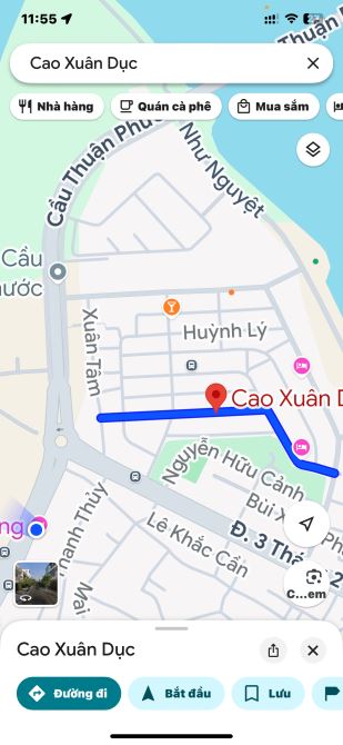⸻  BÁN NHÀ 3 TẦNG ĐƯỜNG CAO XUÂN DỤC – HẢI CHÂU, ĐÀ NẴNG  Vị trí: Nhà nằm trên đường Cao - 1