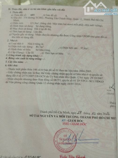BÁN NHÀ MT NGUYỄN THỊ BÚP – Q12  NGANG 4M DÀI 32M  KD ĐỈNH – GIÁ CHỈ 7,5 TỶ TL - 1
