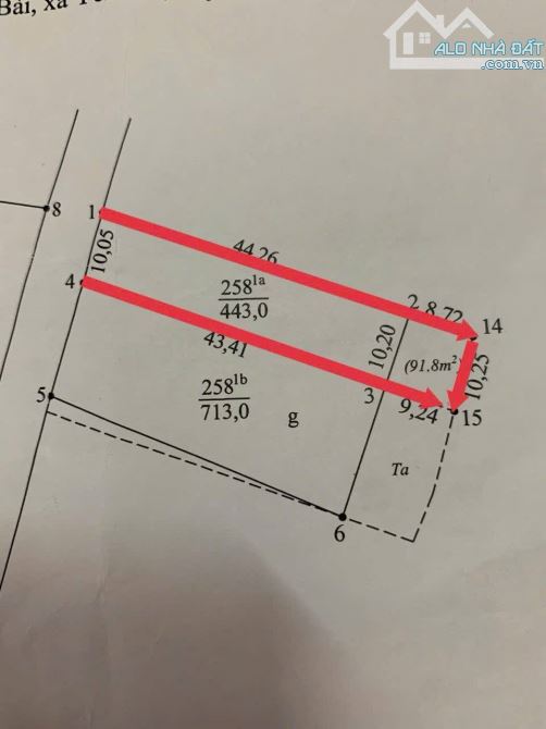 Bán lô đất nằm trên trục chính Yên Bài Ba Vì, cách trường c1, c2 chỉ 100m, giá dưới 6 tỷ - 1