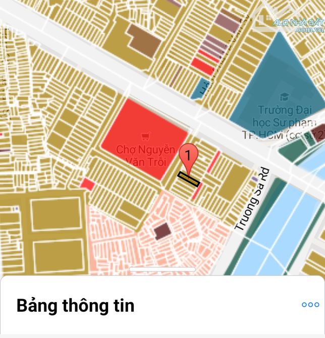 Bán nhà Mặt tiền Chợ Trương Minh Giảng - Lê Văn Sỹ Quận 3 - 87m2 sổ vuông vức - 1 đời chủ - 2