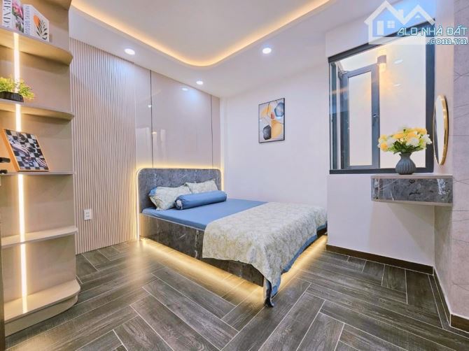 Bán nhà Gò Vấp 4 tầng 4 phòng ngủ hẻm xe hơi đường số 3 Phường 8 Thông Tây Hội - 2