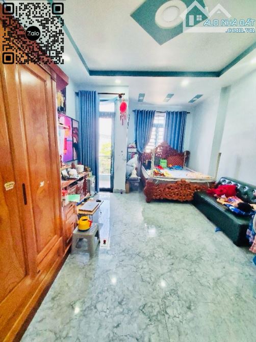 Nhà cạnh khu Bình Phú - Nguyễn Văn Luông - 4 tầng - 4m x 18m - Đường nhựa 8m thông - 2
