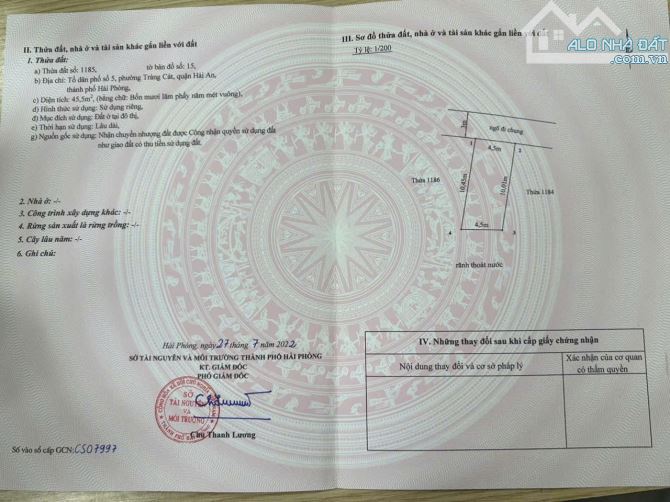 Bán đất tuyến 2 đường Lương Khê – Tràng Cát ngõ rộng 3,5 – 4m oto vào tận nơi. - 2