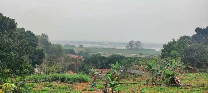 Rẻ nhất thị trường,chưa đến 1tr/m2 đất thổ cư nghỉ dưỡng,view toàn cảnh sông Đà tại Ba Vì - 2