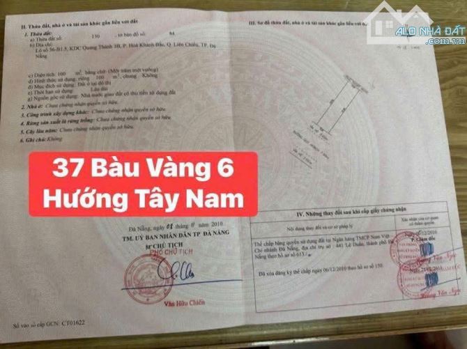 📌📌📌LÀM VIỆC TRỰC TIẾP GIÁ TỐT !!!. ✅Bán đất mặt tiền đường 7m5 Bàu Vàng 6 - 2
