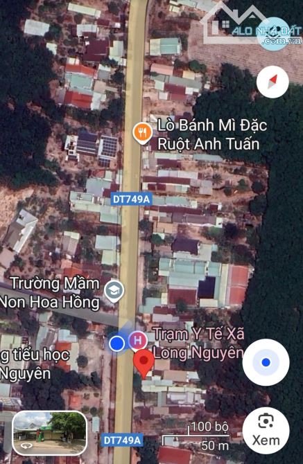 BÁN ĐẤT tặng NHÀ, MT DT749A, LONG NGUYÊN, BÀU BÀNG, DT:6x78, TC100M2, SHR, GIÁ 4,0 TỶ - 3