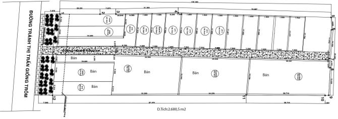 Bán 2680.5m2 đất mặt tiền đường tuyến tránh giồng trôm - 5