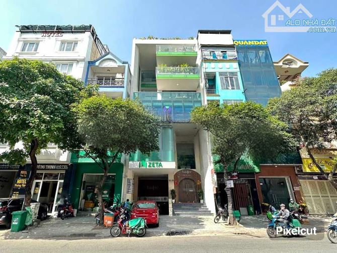 CHO THUÊ TOÀ NHÀ 117 - 119 TRẦN NGUYÊN ĐÁN, Q. BÌNH THẠNH - MẶT TIỀN 8M - 1 HẦM 7 TẦNG - 5