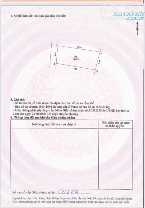 Nét_NÈN NẸT-100m Nguyễn Quý Trị Kiêu Kỵ -Trung Tâm Phố sổ Vuông Đét -Ô TÔ vào -Chỉ 7tỷ bạc - 6