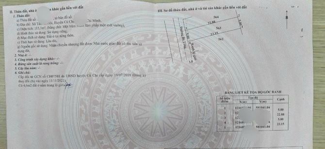 Cần bán nhà ở ngay Tân An Hội Củ Chi 5x23 ( 115m2 ) 680 TRIỆU Sổ hồng riêng sang tên - 9
