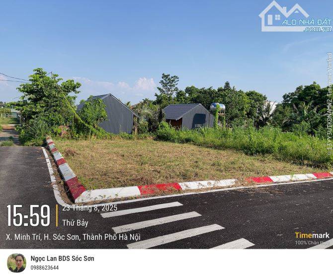 🏡 NGÕ 1 GÒ GẠO MINH TRÍ – 138.2M² – MT 9.3M – ĐƯỜNG 14M Ô TÔ TRÁNH – HƠN 2 TỶ