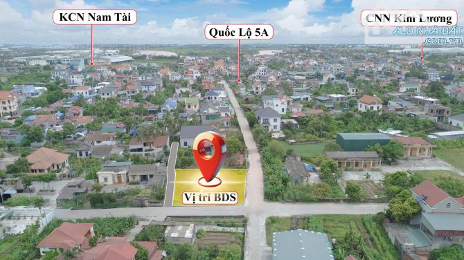 Mở bán 5 lô đất F0 mặt đường kinh doanh gần quốc lộ 5A tại Phú Thái, TP Hải Phòng