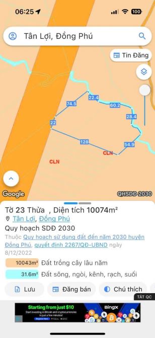 Bán lô đất mặt tiền Đường 65m Bình Dương, Đồng Phú - 1