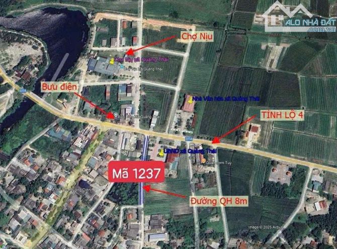 Bán đất đấu giá ngay trung tâm Quảng Thái : Gần Chọ Nịu,Trường học,BCH Quân Sự xã Đan Điền